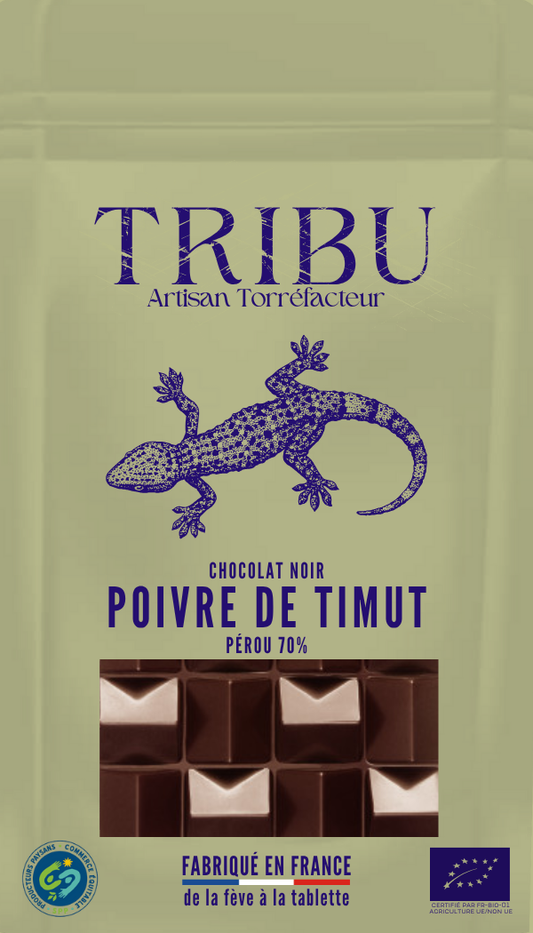 CHOCOLAT NOIR 70% POIVRE DE TIMUT
