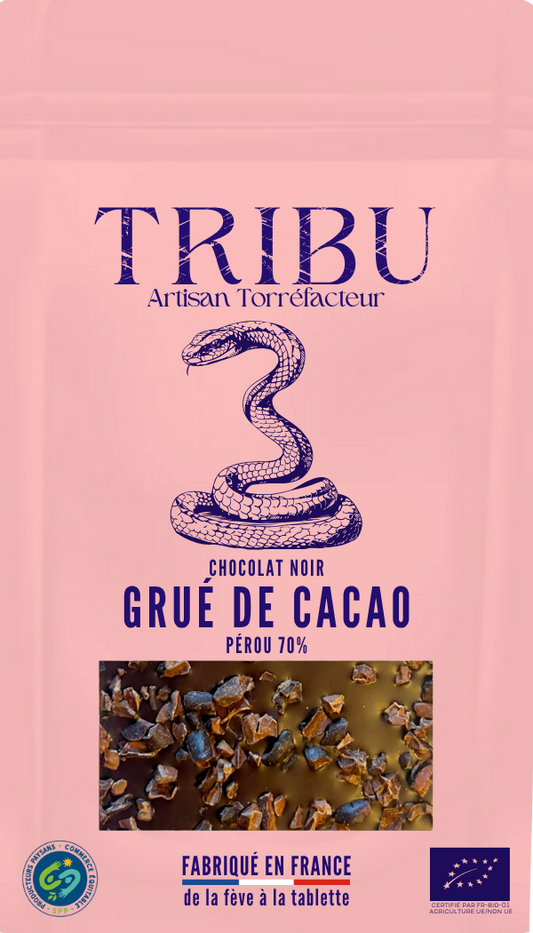 CHOCOLAT NOIR 70% GRUÉ DE CACAO
