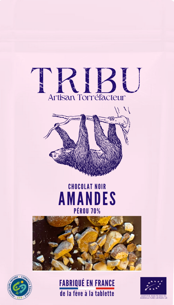 CHOCOLAT NOIR 70% AMANDES