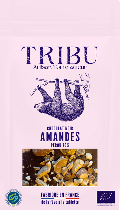 CHOCOLAT NOIR 70% AMANDES