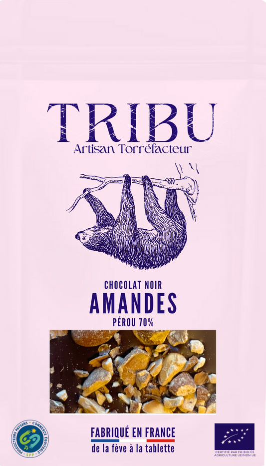 CHOCOLAT NOIR 70% AMANDES